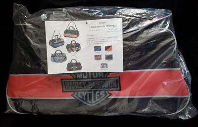 HARLEY-DAVIDSON Bar & Shield Logo Sport Duffel Item#99418, 20'' x 9'' x 10''