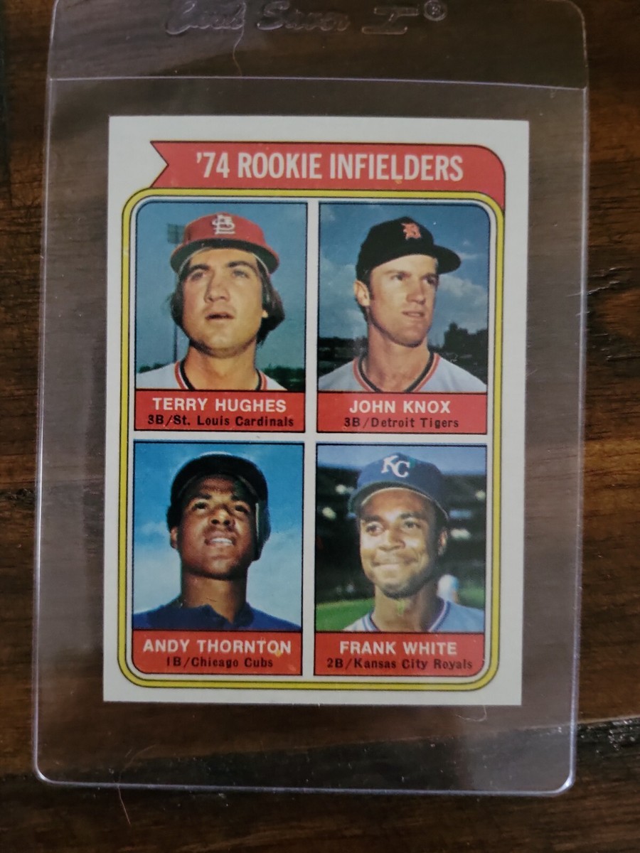 1974 Topps #604 Andre Thornton Frank White Baseball Card Rookie NM