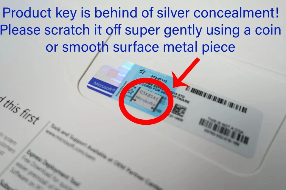 Kit de DVD estándar multimedia Microsoft Windows Server 2016 + llave 16 núcleos 1 paquete Foto 2 de 4