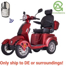 Heavy Duty 4 Wheel Mobility Scooters for Seniors 500lbs 1000W 31miles 15mph