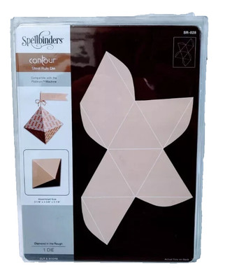 Spellbinders Contour Steel Rule Die Diamond In The Rough 1 Die Cut & Score