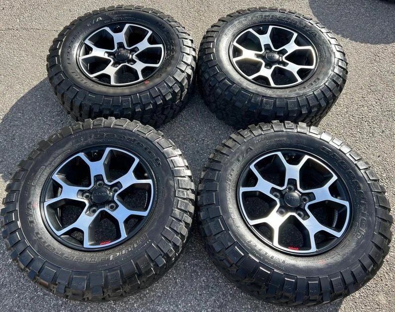 5 ORIGINAL 17" ALU SOMMERRÄDER JEEP WRANGLER JL 255/75R17 111/108R NEUWERTIG - Bild 2 von 4