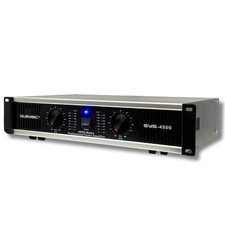 MUSYSIC SYS-4500 4500W Peak 2U Pro Power Amplifier XLR Speakon Banana 2-Channel