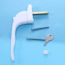  Sliding Window Handle Lock Key Locking Exterior Glass Latch Lockable
