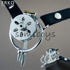 Flat Spiked Male Chastity Cage BDSM Belt CBT Hex Lock Cage Silicone Tube for Men