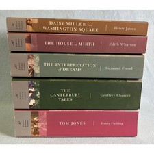 Barnes & Noble Classics Lot of 5 Paperback Books Freud Chaucer Wharton James