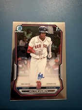 2026 Bowman Hector Ramos Chrome Auto Autograph 1st Prospect #CPA-HR Red Sox