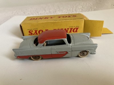 VTG 1950s Dinky Toys 24D Plymouth Belvedere - Meccano France with Original Box
