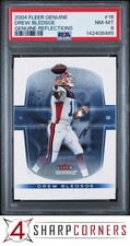 2004 FLEER GENUINE REFLECTIONS #16 DREW BLEDSOE #/99 POP 1 PSA 8