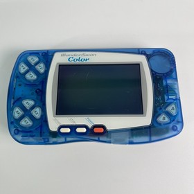 Wonder Swan Color (WSC-001) - Crystal Blue Tested & Working, USED JAPAN Import