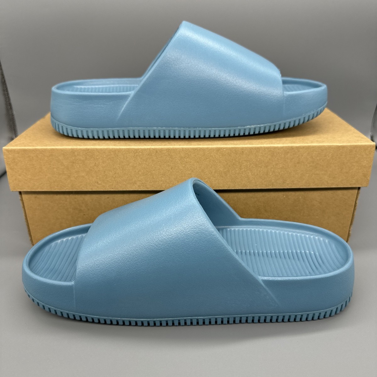 Nike Calm Slides Smoky Blue Men display picture 1