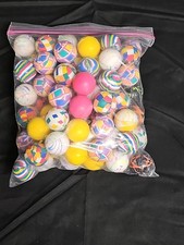 Bouncy Balls / 80 Plus Total / Assorted Colors And Designs