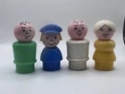 Vintage Fisher-Price Little People Figures Lot Of Four