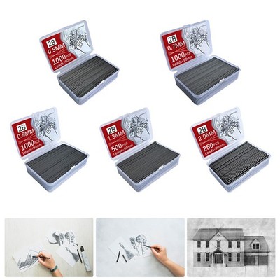 Minen-Nachfüllungen 2B, leichte Druckbleistift-Nachfüllungen, Graphit,