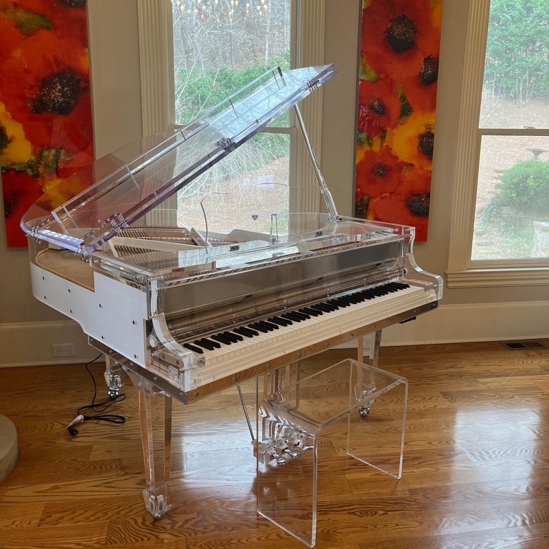 Stunning  new 2026 transparent grand piano