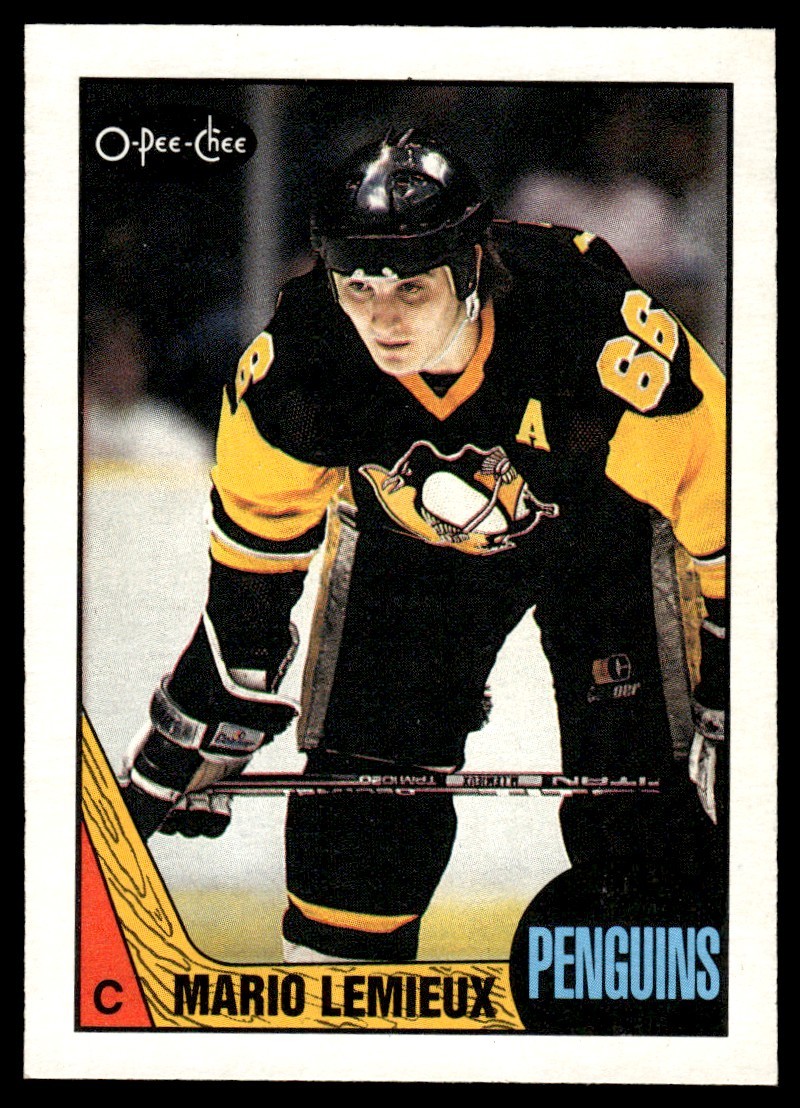 1987-88 O-Pee-Chee Mario Lemieux Pittsburgh Penguins #15