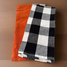 Buffalo Check Tea Towels Set of 2 Black White...