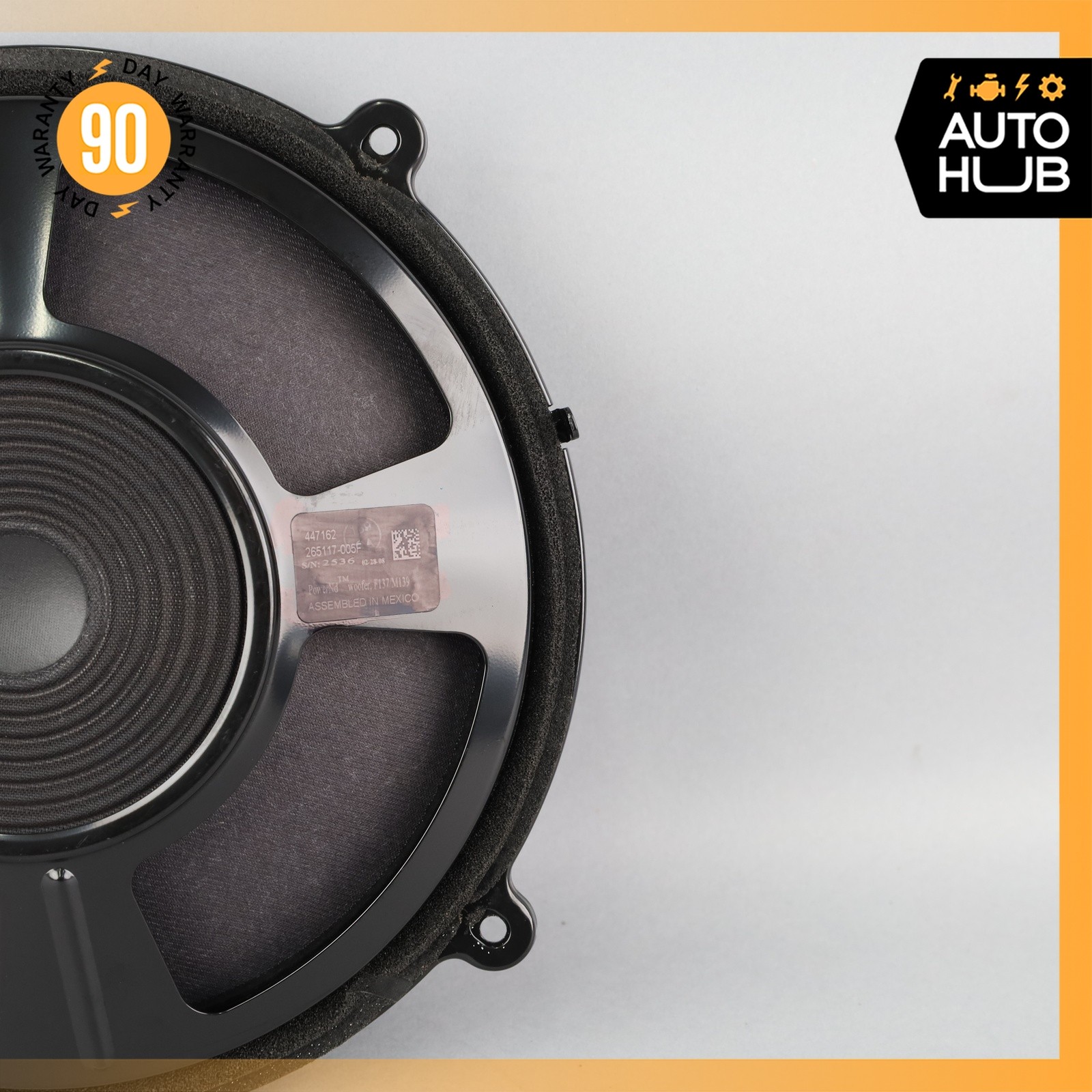 03-19 Maserati Granturismo Rear Bose Subwoofer Sub Woofer Sound Speaker OEM