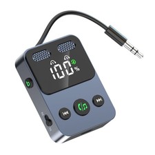 Bluetooth 5.3 Transmitter Receiver 2 in 1 3.5mm Audio Works with tv Airplane ...