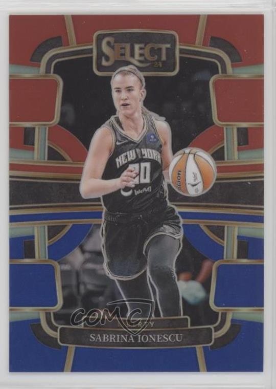 2024 Panini Select WNBA Concourse Red & Blue Prizm /399 Sabrina Ionescu #63
