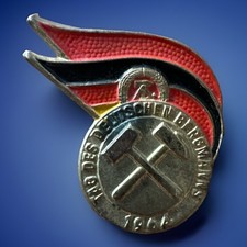 Abzeichen TAG DES DEUTSCHEN BERGMANNS 1964 gebraucht Zustand 3