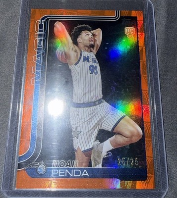 2025-26 Topps NBA NOAH PENDA Rookie Orange Season Tip Off 25/25 SSP #232 RC