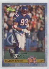 1993 Classic Draft Picks Gilbert Brown #60 0ea9