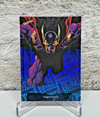 2024 Skybox Marvel Metal Universe Avengers - Nighthawk #63 Grandiose Insert