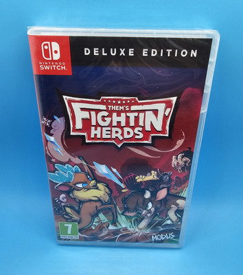 MODUS Them's Fightin' Herds Deluxe Edition Fighting Game Multiplayer Switch PAL