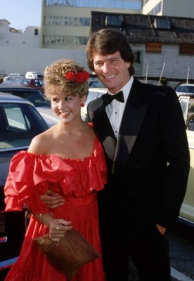 Linda Blair Gordon Thomson at the party given by US magazine mark - Old Photo 2