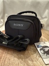 Black Sony Handycam Soft Case Camcorder Camera Bag With Padded Strap NWT