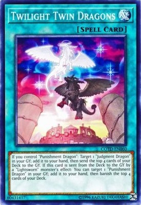 Twilight Twin Dragons - COTD-EN060 - Common - Unlimited Edition - Lightly Played