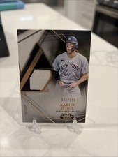 2022 Topps Tier One - Topps Certified Relics Aaron Judge #T1R1-AJU /299 (MEM)
