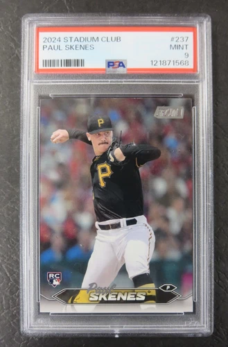 2024 Stadium Club Paul Skenes RC Pittsburgh Pirates PSA 9 WD