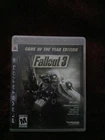 Fallout 3 -- Game of the Year Edition (Sony PlayStation 3, 2009) CIB