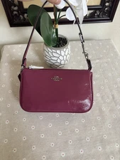 Coach Nolita 19 Pink Patent Leather Wristlet/Shoulder Bag