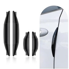 4 PCS Car 5.78" x 0.83"  3.15" x 0.83" Front Rear Side Door Edge PVC Hollow