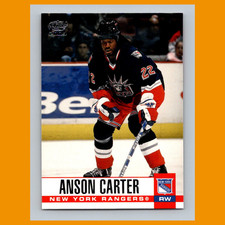 Anson Carter #222 2003-04 Pacific New York Rangers Hockey Card NHL