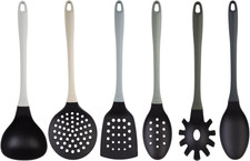 Utensili Cucina Con Mestoli, Spatola, Cucchiaio, Leccapentole, Set Pasticceria E