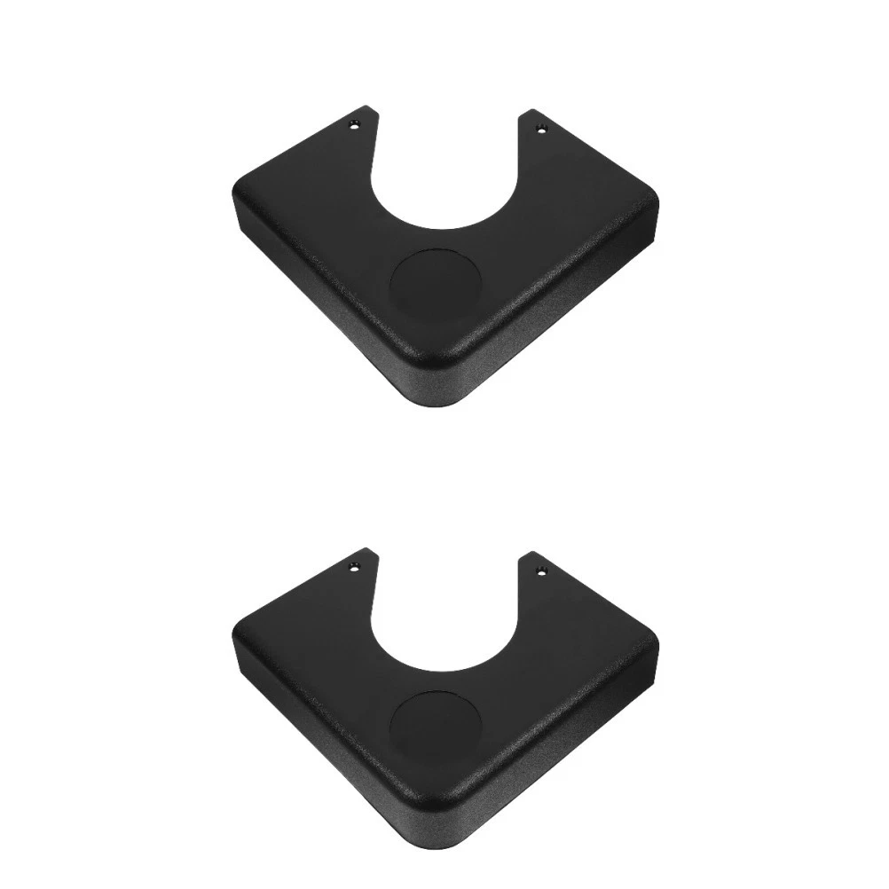 Reusable Black ABS Corner Plate for Billiard Pool Table Decoration