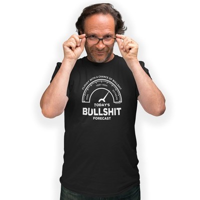 Bullshit Prognose Wolkig mit Chance auf Bullshit T-Shirt lustig Geschenk