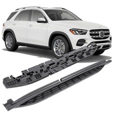 BriSunshine Black Surface 2PCS Aluminum Side Step Running Boards Nerf Bars