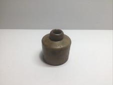 Small Antique Pork Pie Stoneware Inkwell.