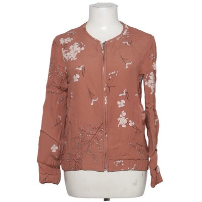 Massimo Dutti, Bomberjacke, Damen, Größe: XS, Pink, Viskose, Blumen #sJy