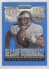 2013 Panini Prizm Decade Dominance Wal-Mart Blue Prizm Steve Young #16 HOF 0g46