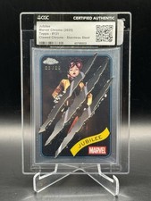 2025 Topps Chrome Marvel Jubilee Clawed - Stainless Steel 06/20 #131