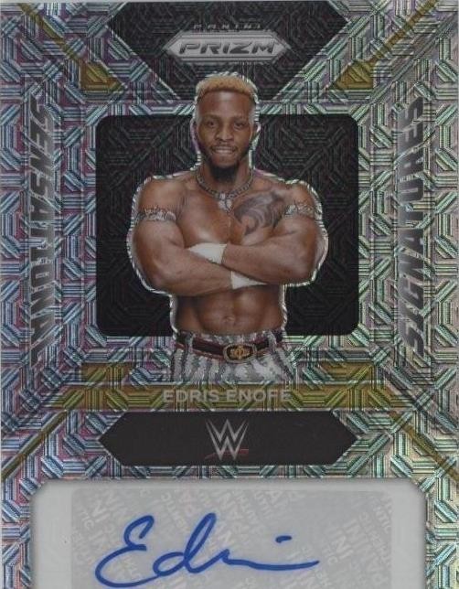2024 Panini Prizm WWE - Sensational Signatures Edris Enofe #SS-EEN Mojo ...