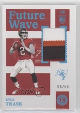 2021 Panini Encased Future Wave Materials Sapphire 8/50 Kyle Trask #FWM-KTR 0q21