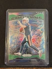 2024 Panini Prizm - Fireworks Drake Maye #22 Green Prizm (RC) New England