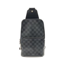 Authentic Louis Vuitton Damier Graphite Avenue Sling Bag N41719 Shoulder Bag...